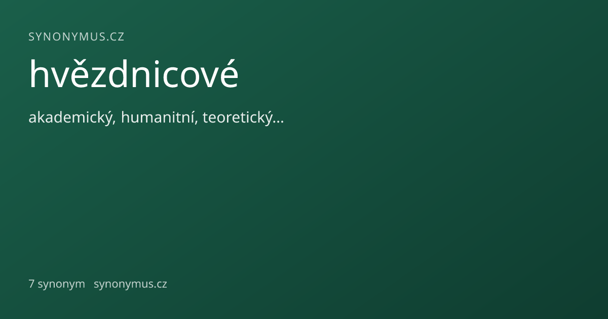 Náhled odkazu: hvězdnicové