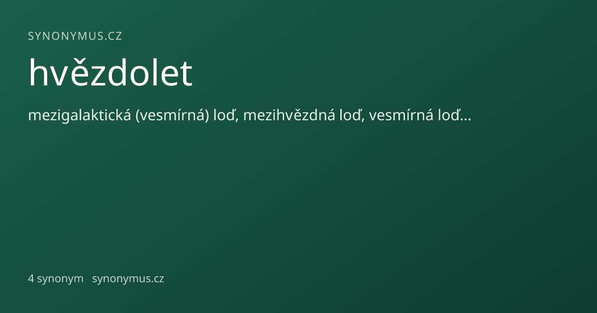Náhled odkazu: hvězdolet