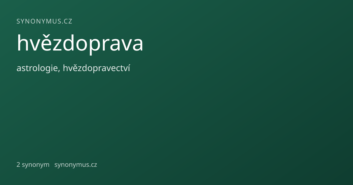 Náhled odkazu: hvězdoprava