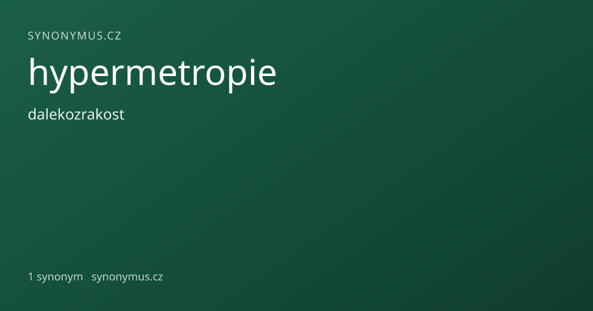 Náhled odkazu: hypermetropie
