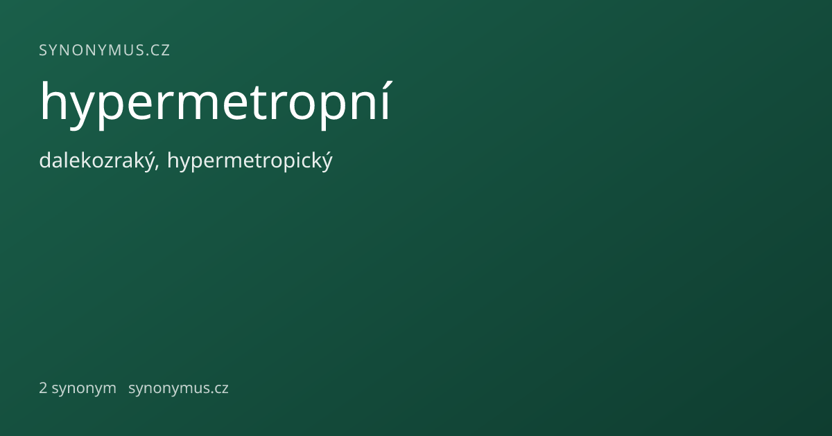 Náhled odkazu: hypermetropní