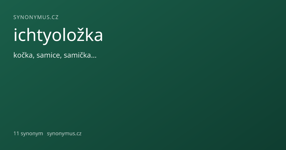 Náhled odkazu: ichtyoložka