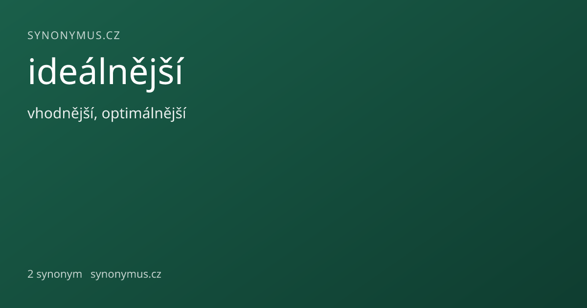 Náhled odkazu: ideálnější