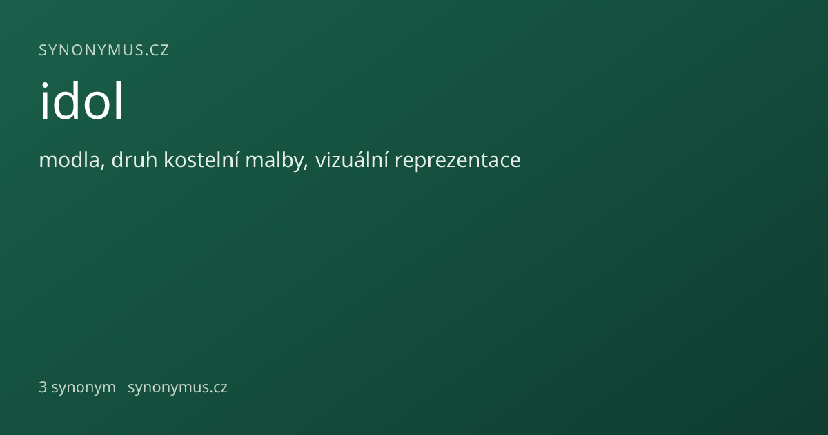 Náhled odkazu: idol