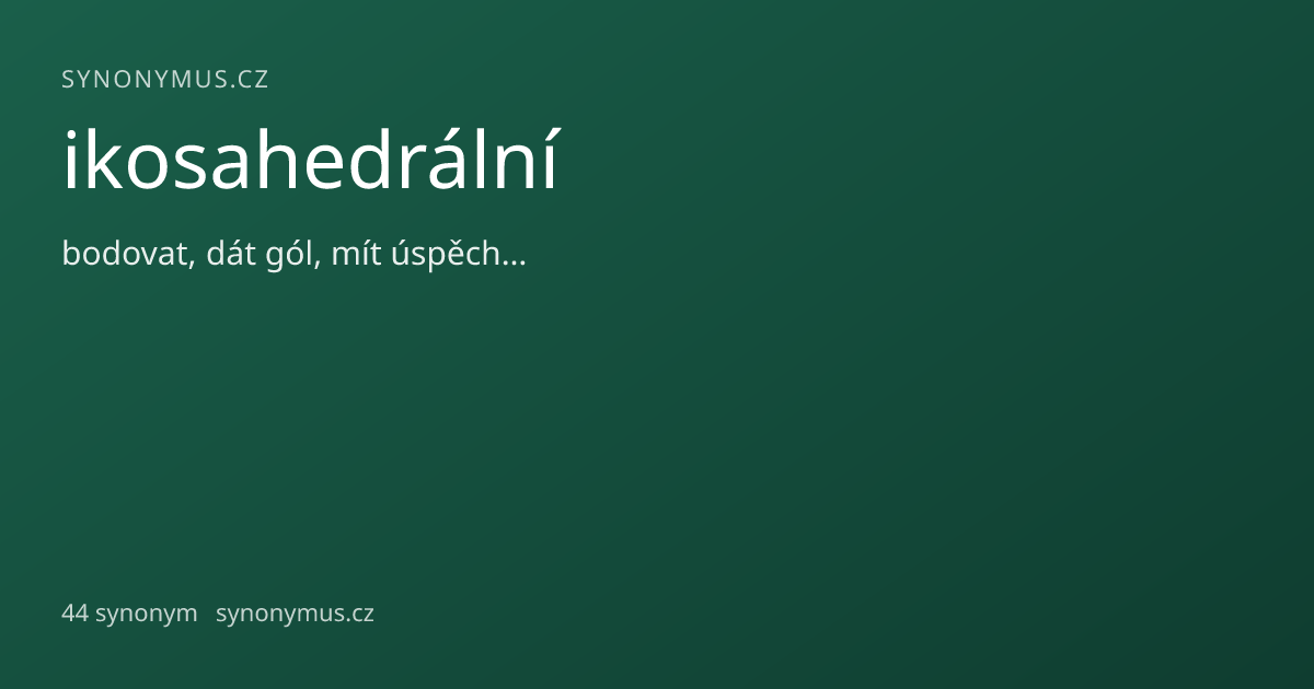 Náhled odkazu: ikosahedrální
