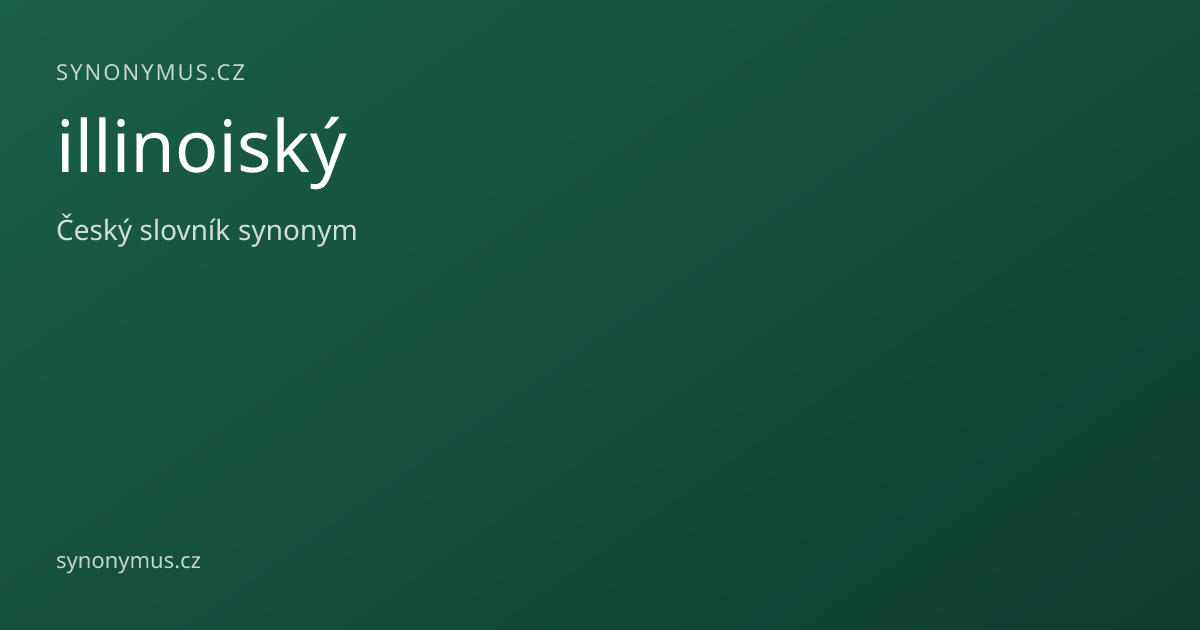 Náhled odkazu: illinoiský