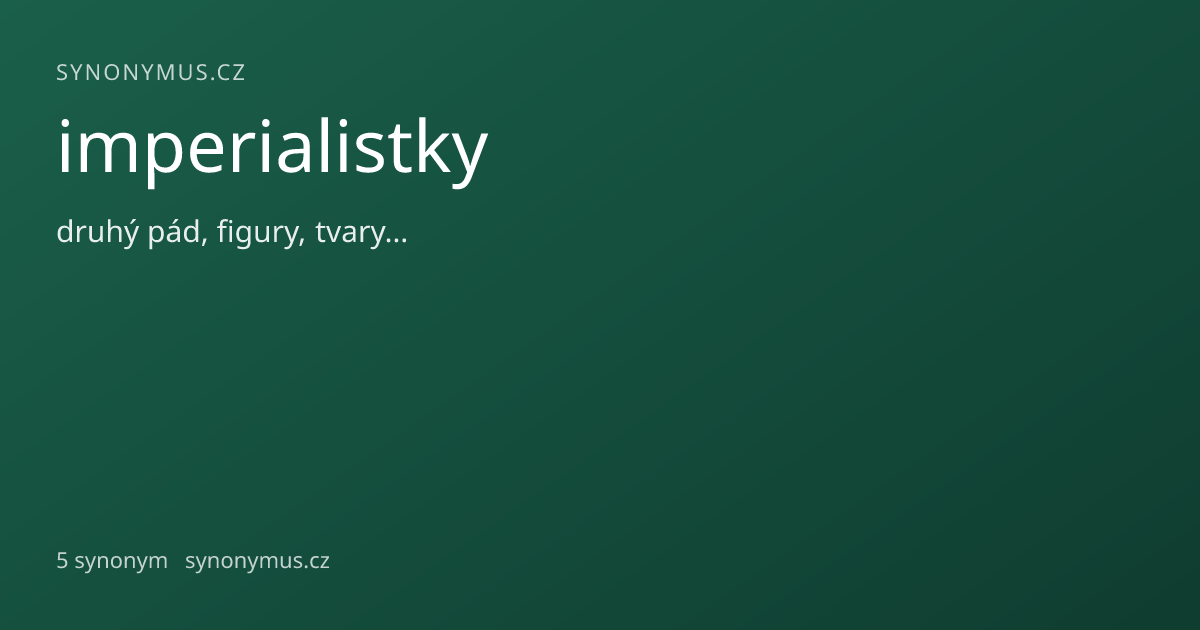 Náhled odkazu: imperialistky