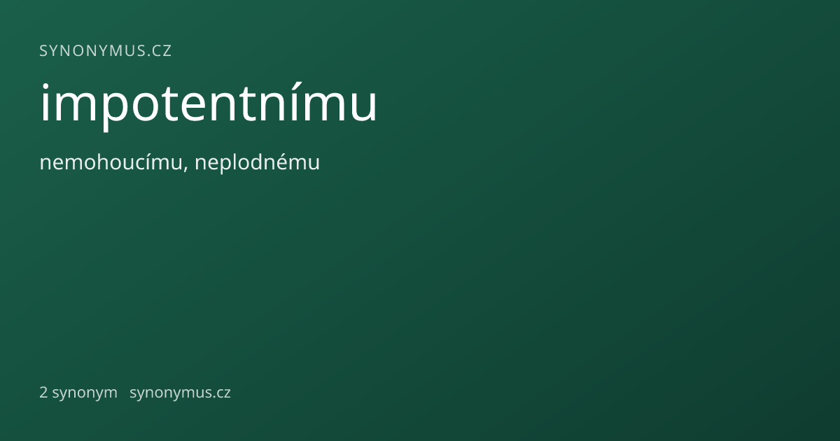 Náhled odkazu: impotentnímu