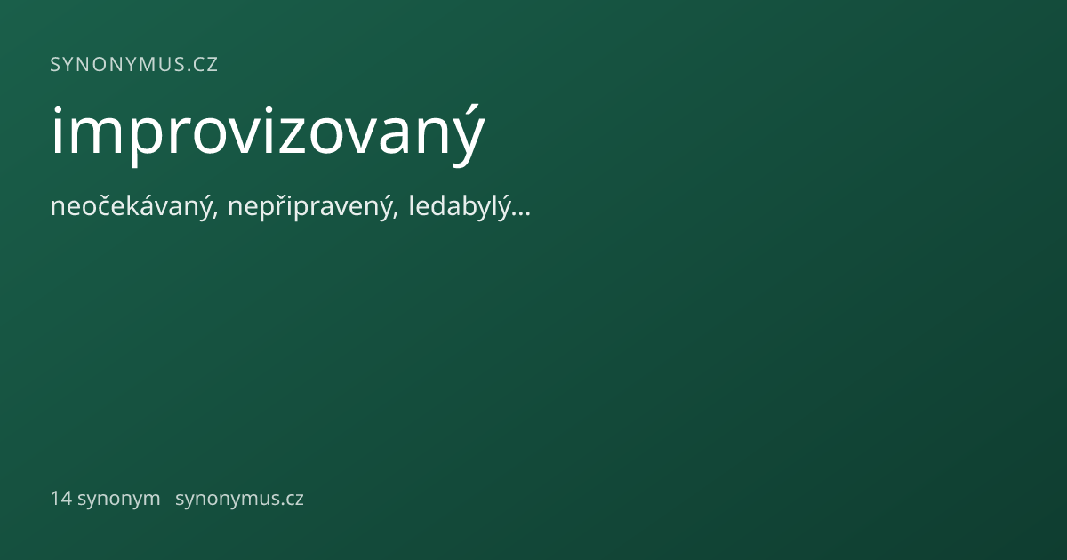 Náhled odkazu: improvizovaný
