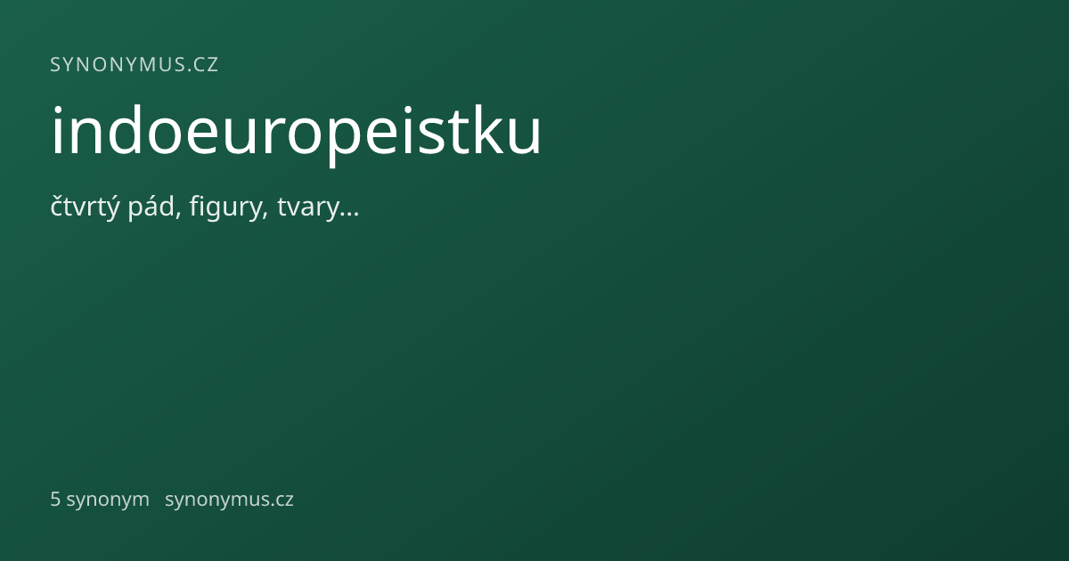Náhled odkazu: indoeuropeistku