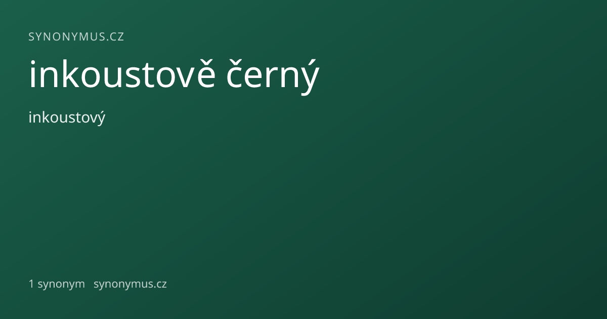 Náhled odkazu: inkoustově černý