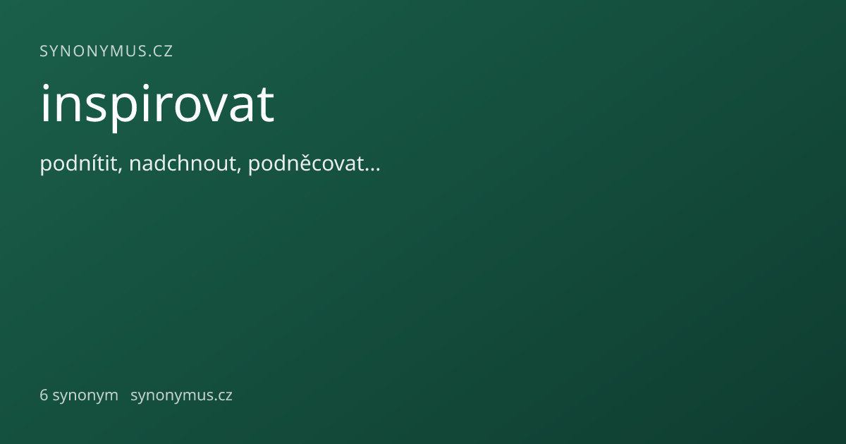 Náhled odkazu: inspirovat