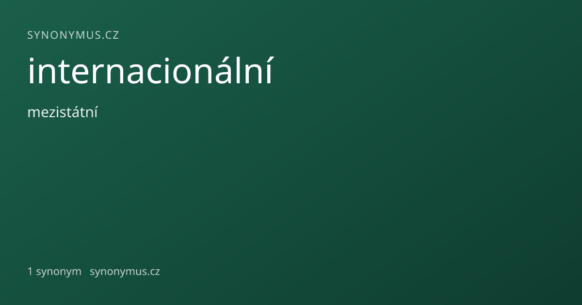 Náhled odkazu: internacionální