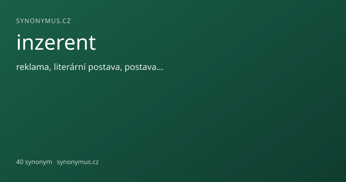 Náhled odkazu: inzerent