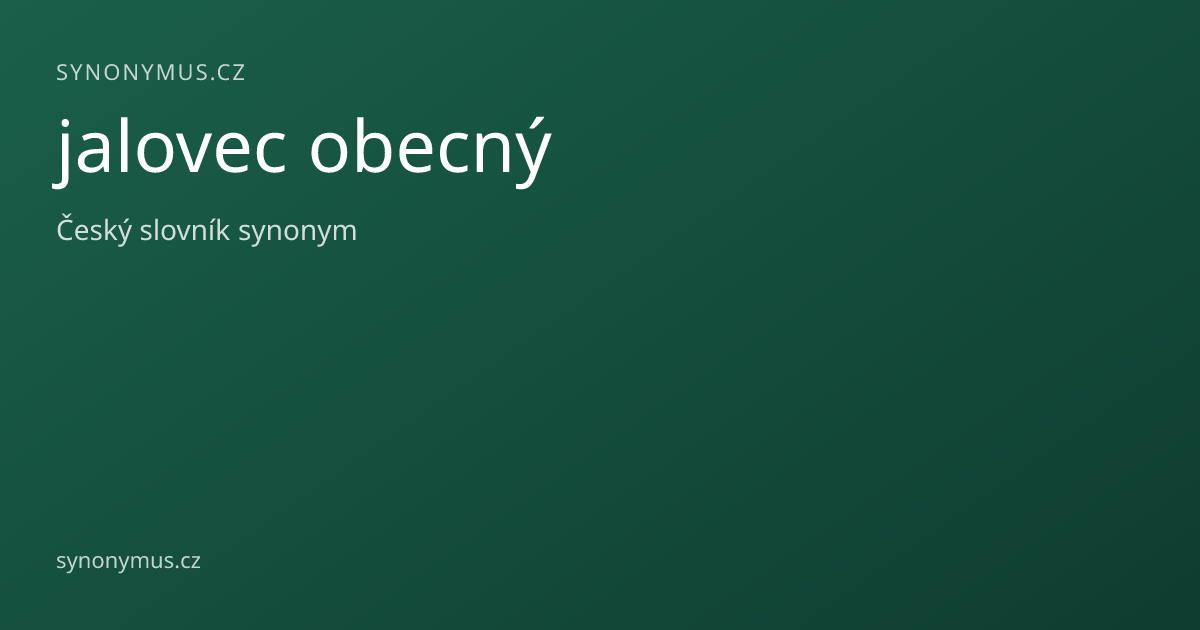 Náhled odkazu: jalovec obecný
