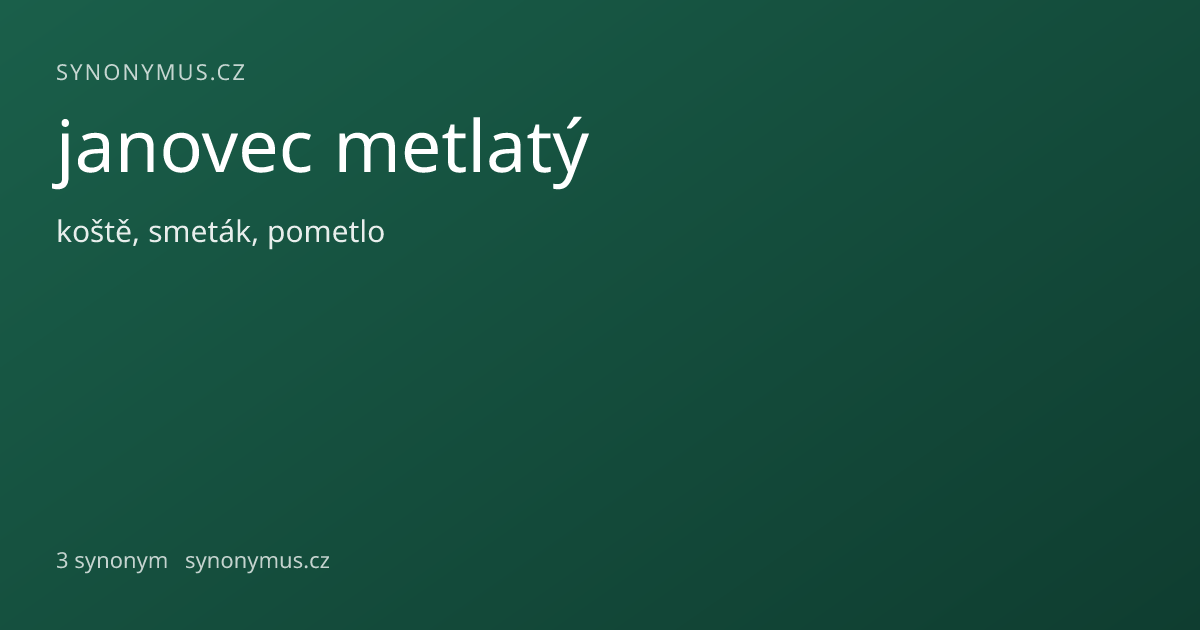 Náhled odkazu: janovec metlatý