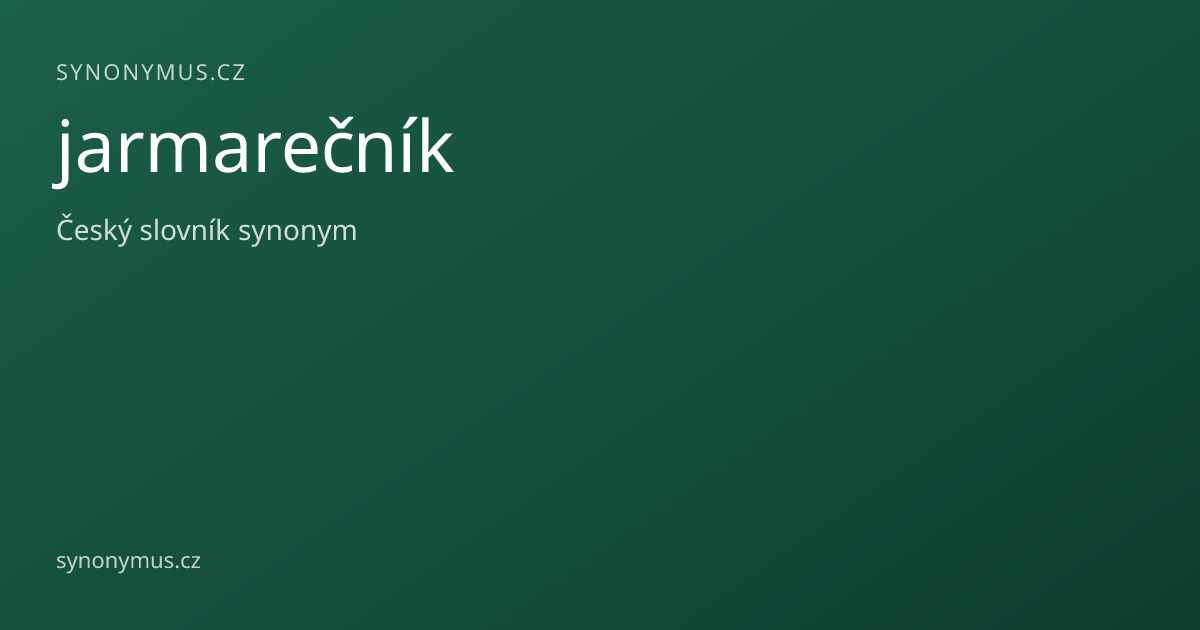Náhled odkazu: jarmarečník