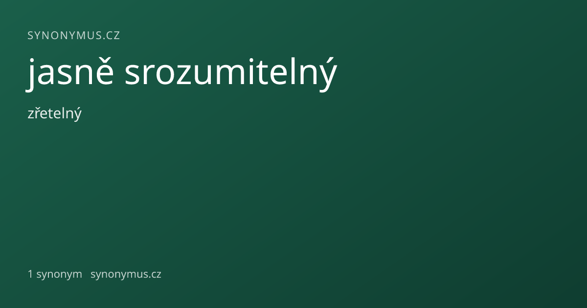 Náhled odkazu: jasně srozumitelný