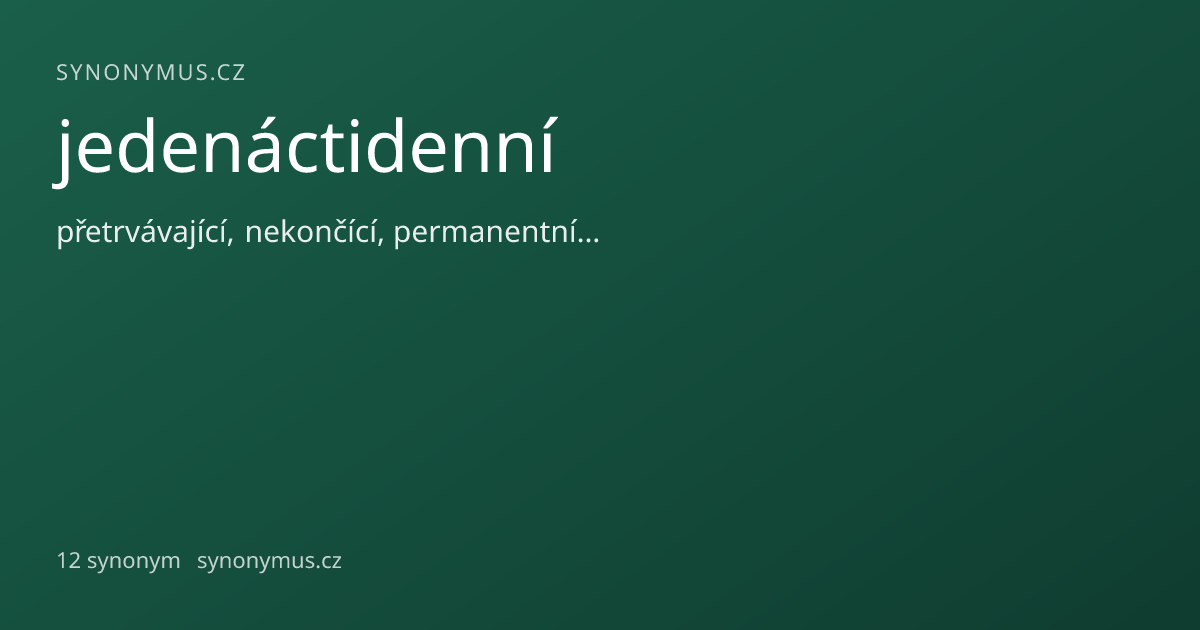 Náhled odkazu: jedenáctidenní