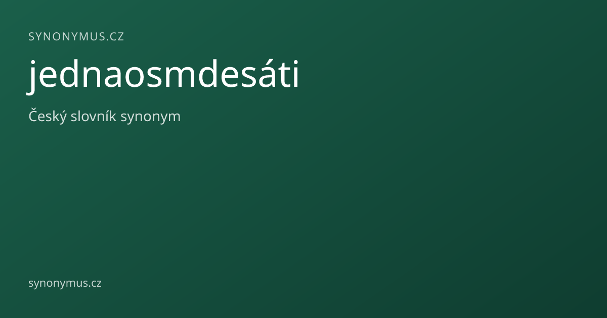 Náhled odkazu: jednaosmdesáti