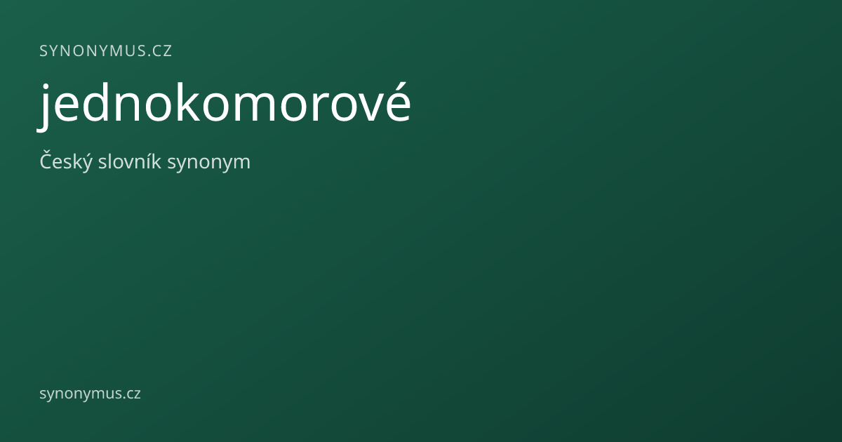 Náhled odkazu: jednokomorové
