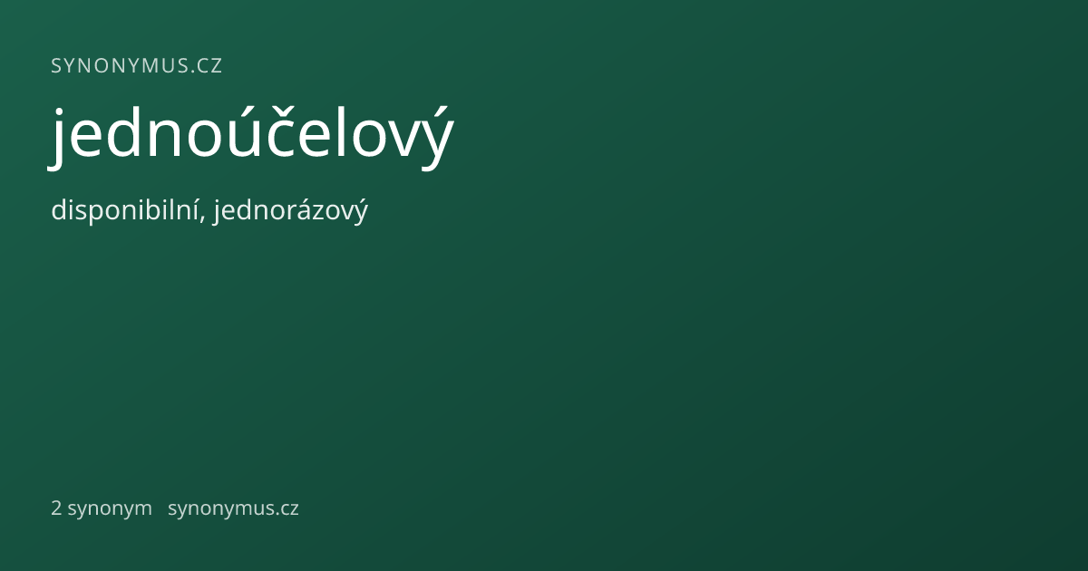 Náhled odkazu: jednoúčelový