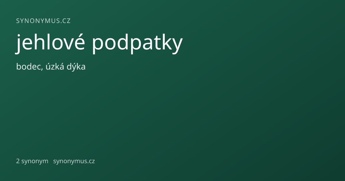 Náhled odkazu: jehlové podpatky