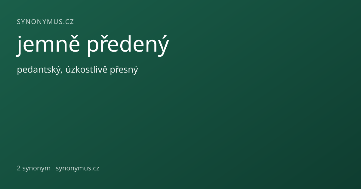 Náhled odkazu: jemně předený