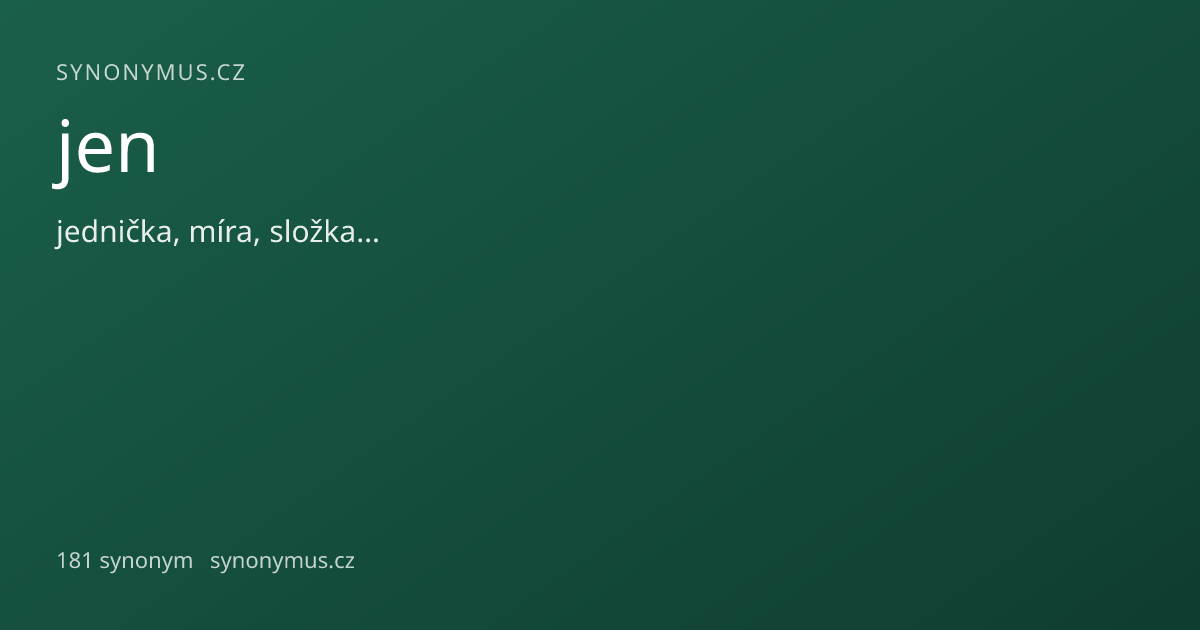 Náhled odkazu: jen