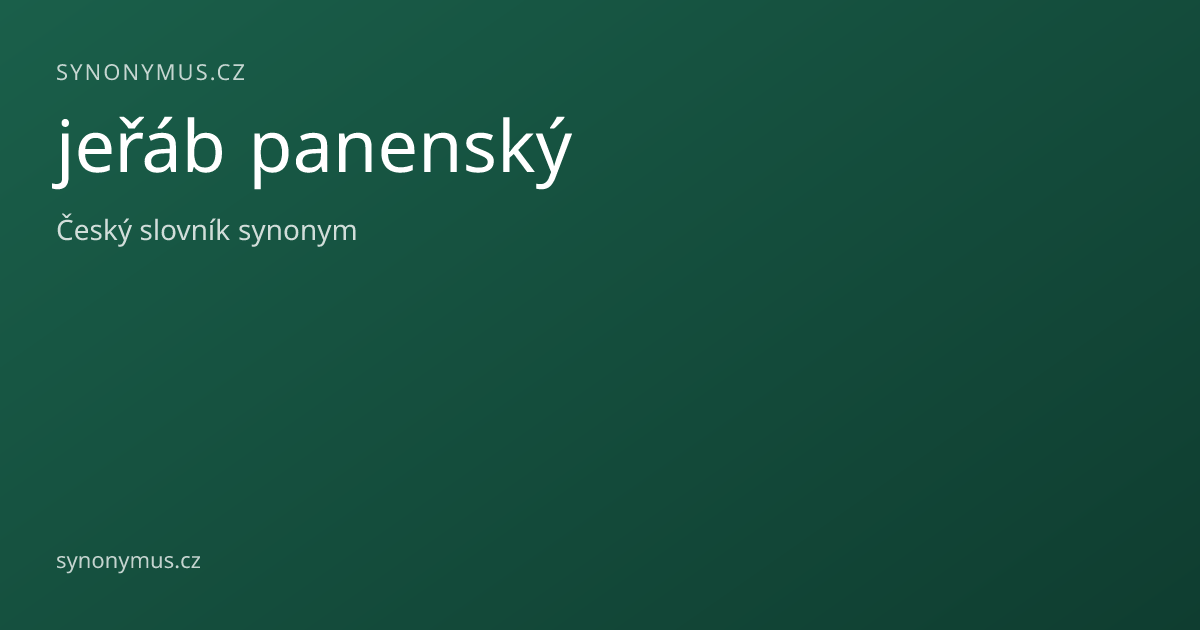 Náhled odkazu: jeřáb panenský