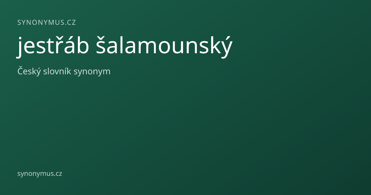 Náhled odkazu: jestřáb šalamounský