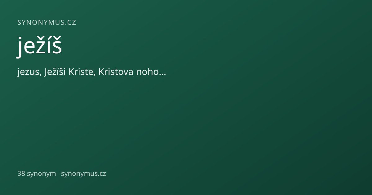 Náhled odkazu: ježíš