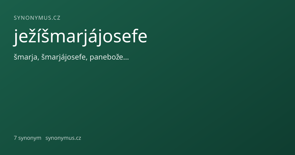 Náhled odkazu: ježíšmarjájosefe
