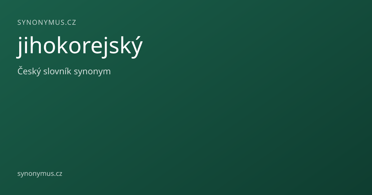Náhled odkazu: jihokorejský