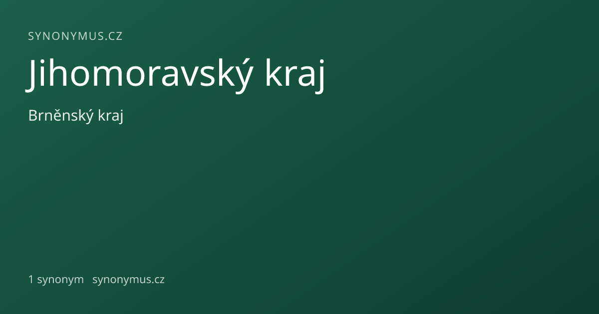 Náhled odkazu: Jihomoravský kraj