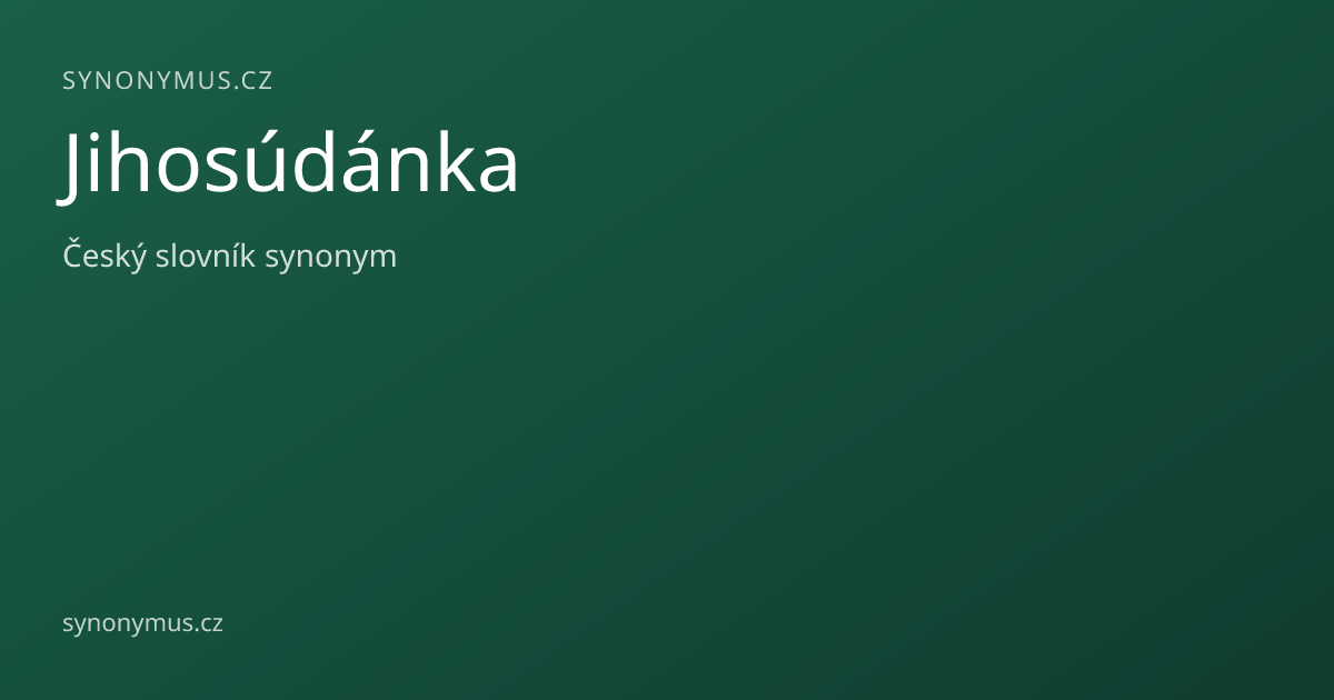 Náhled odkazu: Jihosúdánka