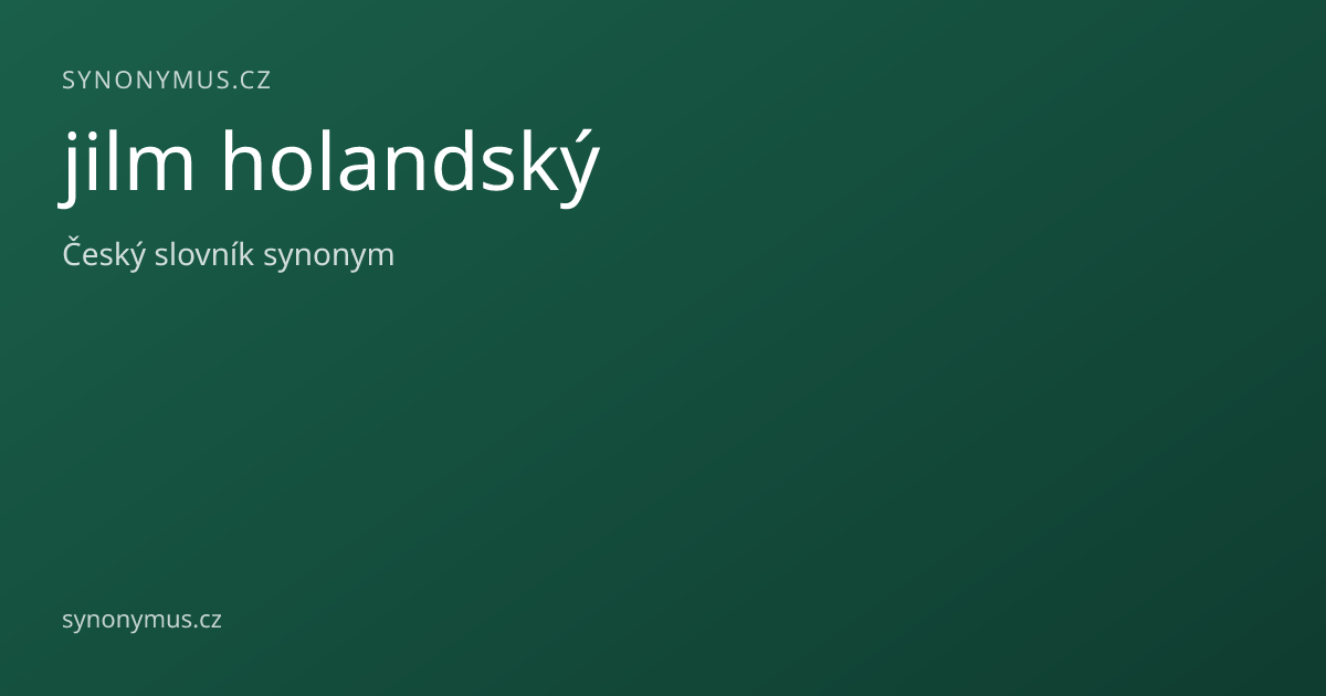 Náhled odkazu: jilm holandský