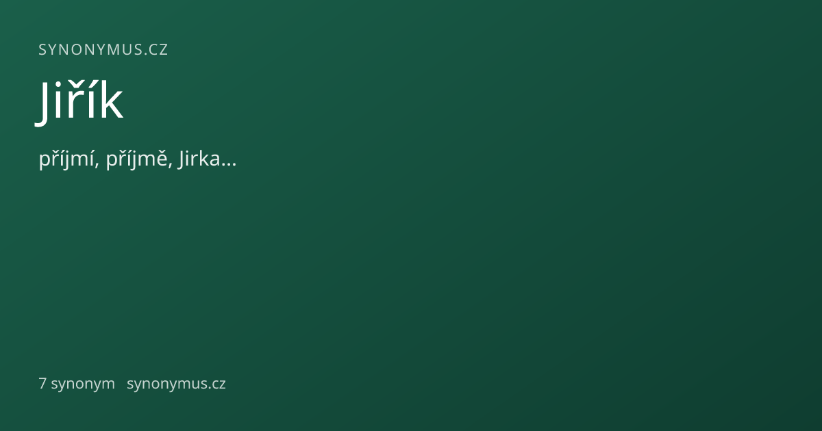 Náhled odkazu: Jiřík