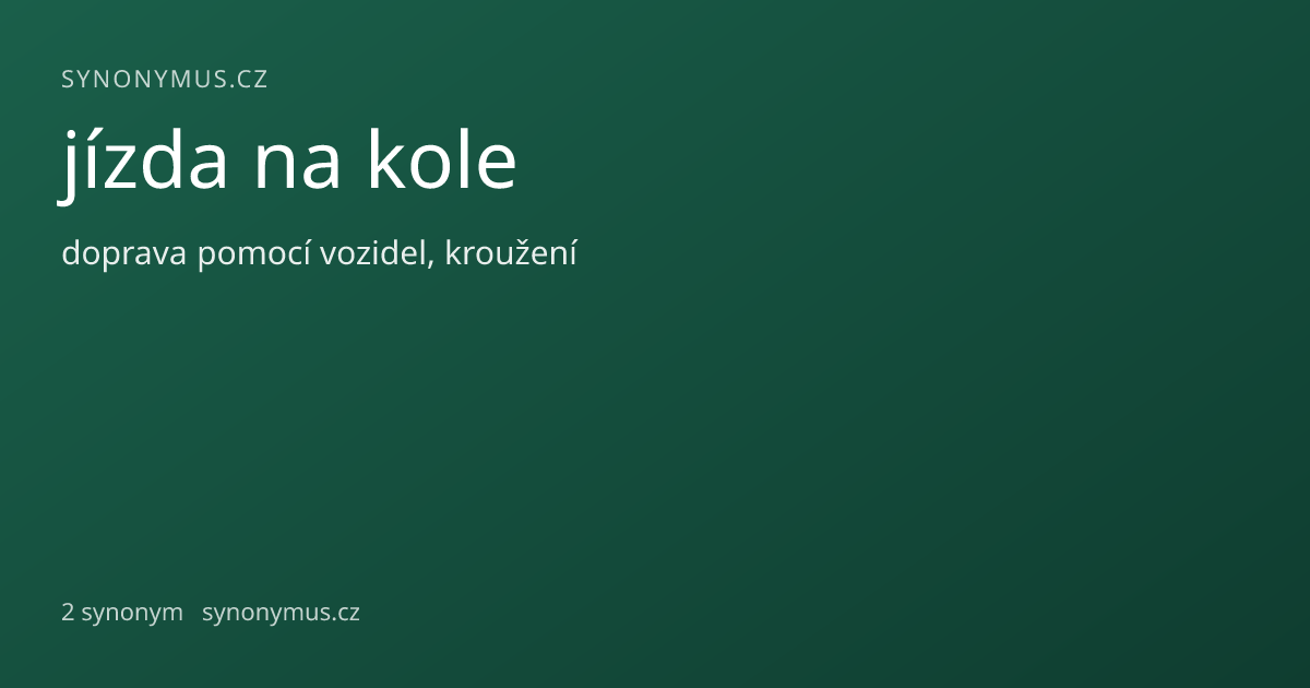 Náhled odkazu: jízda na kole