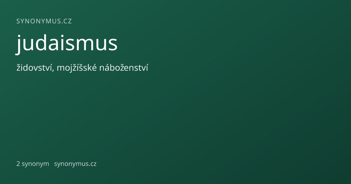 Náhled odkazu: judaismus