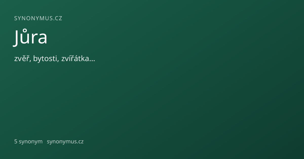 Náhled odkazu: Jůra