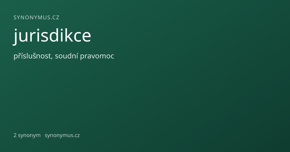Náhled odkazu: jurisdikce