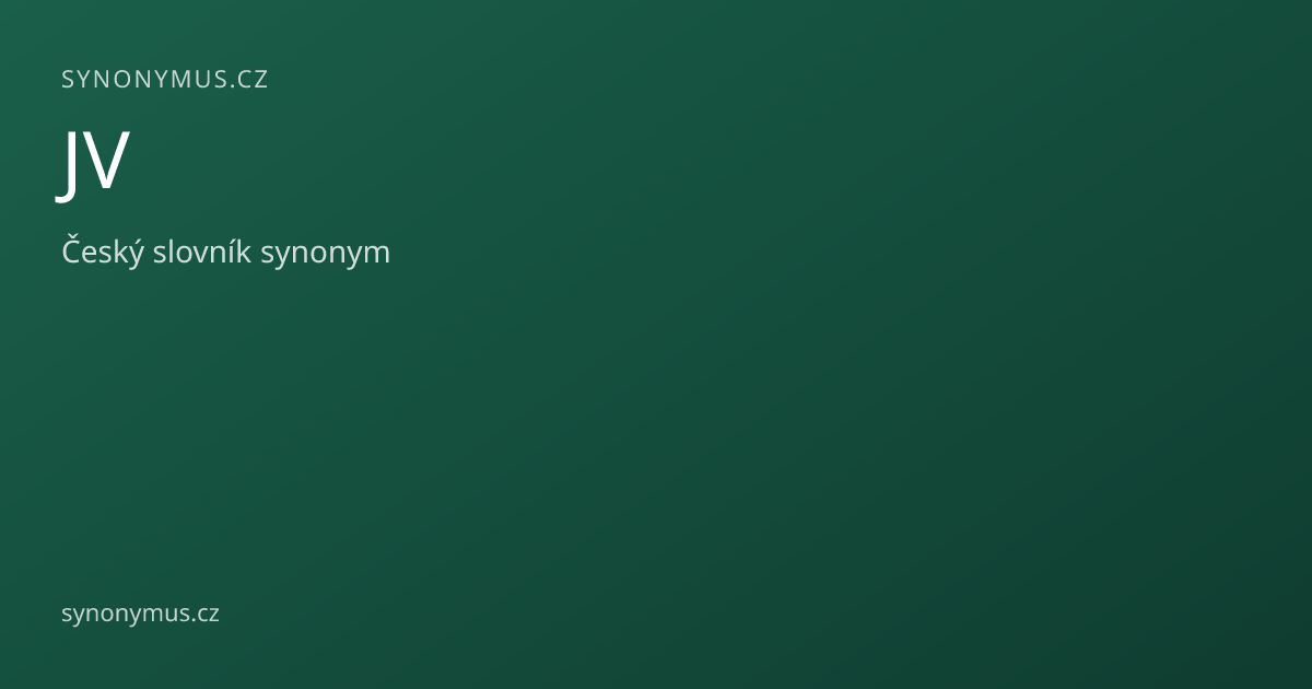 Náhled odkazu: JV