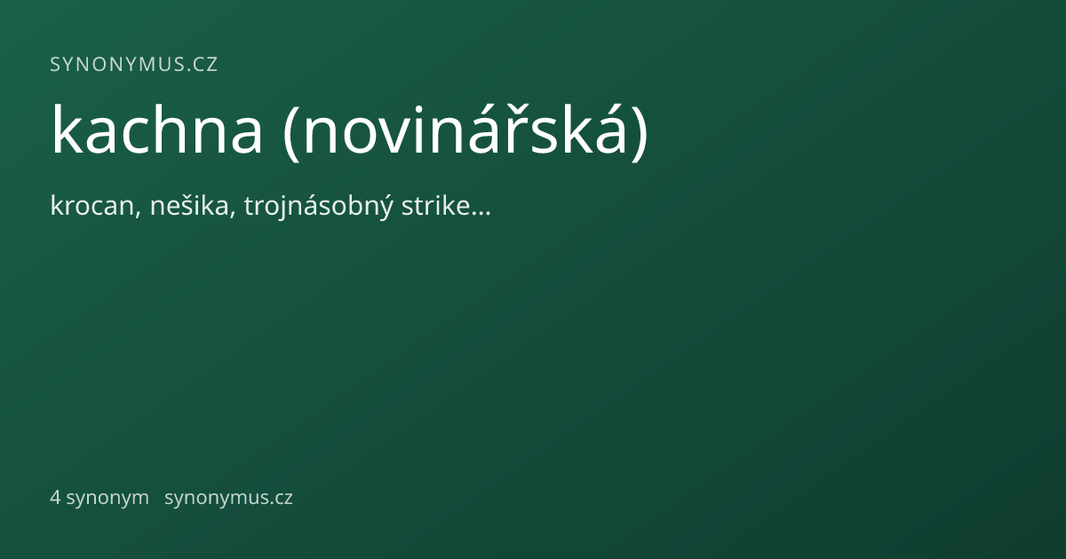 Náhled odkazu: kachna (novinářská)