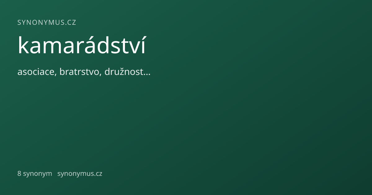Náhled odkazu: kamarádství