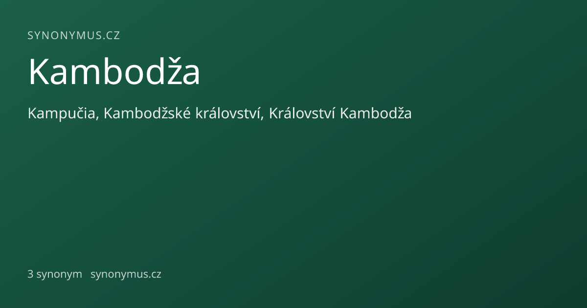 Náhled odkazu: Kambodža