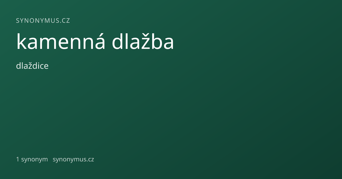 Náhled odkazu: kamenná dlažba