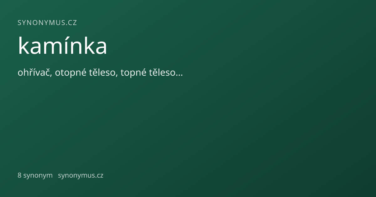 Náhled odkazu: kamínka