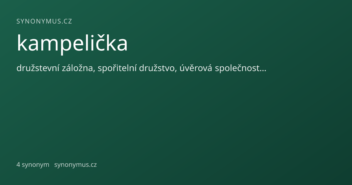Náhled odkazu: kampelička