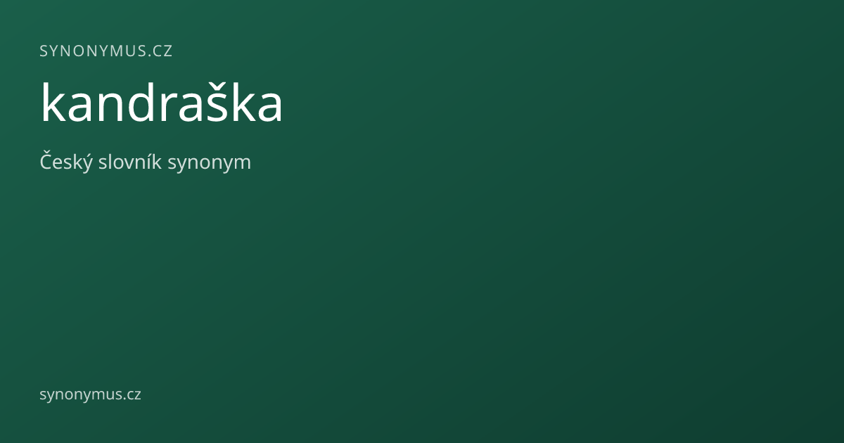 Náhled odkazu: kandraška